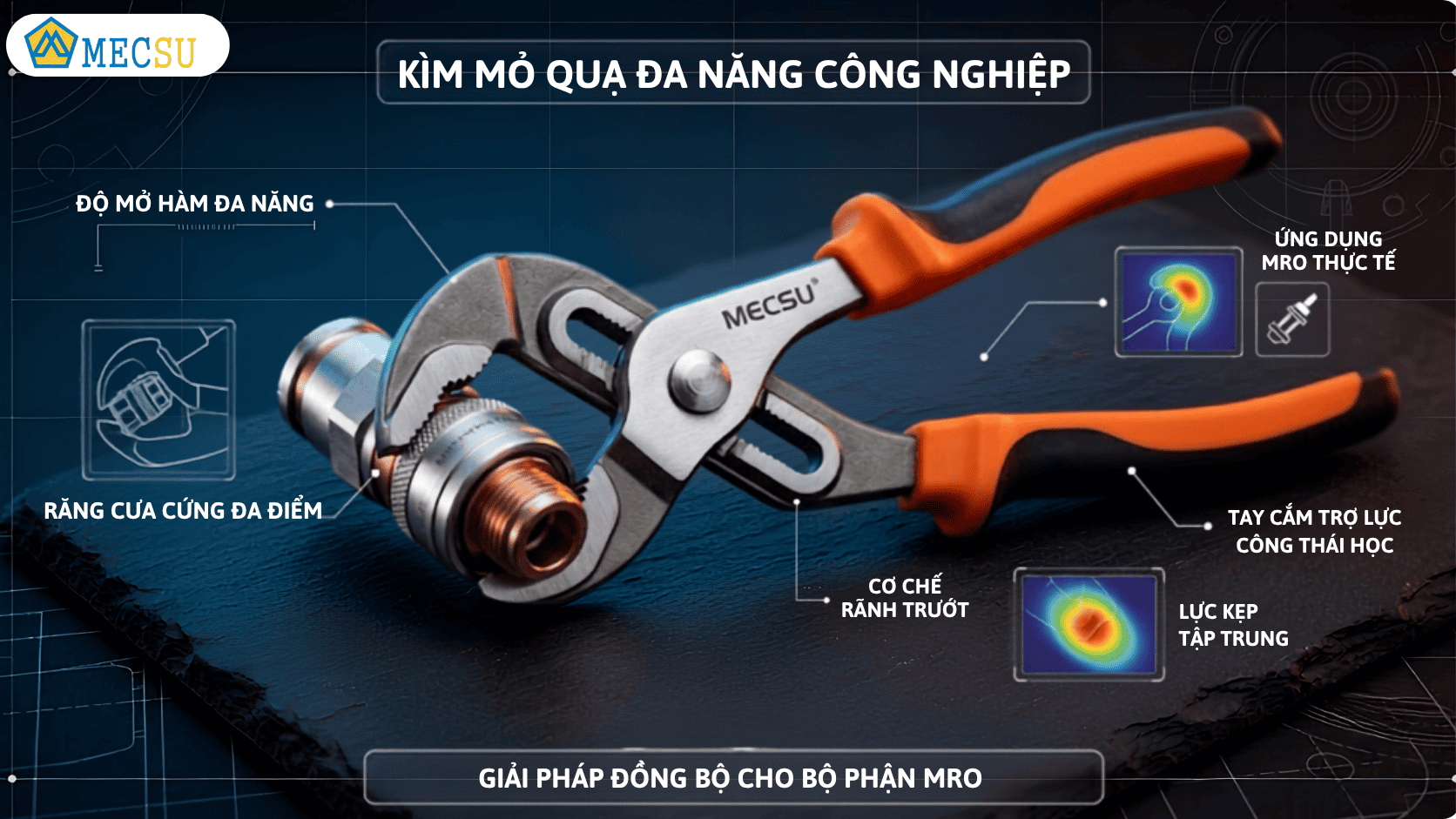 Ứng dụng kìm mỏ quạ trong công việc MRO